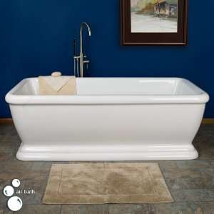 69 Serafini Freestanding Acrylic Air Bath Tub   No Overflow or Faucet 