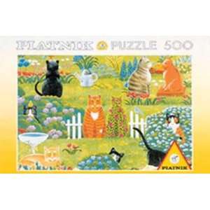  Cats in Garden 1000 Piece Jigsaw Puzzle Toys & Games