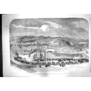   1861 FLOATING DOCKS BRITONFERRY GLAMORGANSHIRE WALES: Home & Kitchen