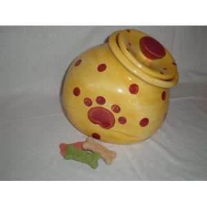  Big Dog Pottery 108BG Whimsical Treat Cannister   Colors 