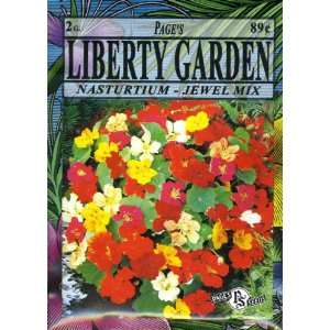  Liberty Garden Nasturtium, Jewel Mix Patio, Lawn & Garden