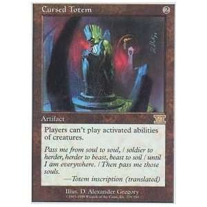  Magic the Gathering   Cursed Totem   Sixth Edition Toys 