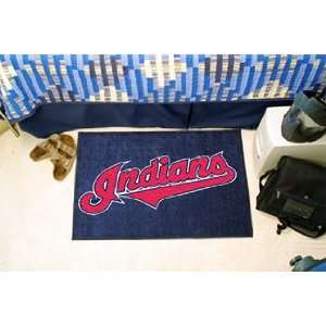    MLB Cleveland Indians Team Logo Door Mat: Sports & Outdoors