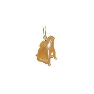  Pearlized Cute Country Pig Christmas Ornament #W20012 