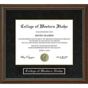 College of Western Idaho (CWI) Diploma Frame Sports 