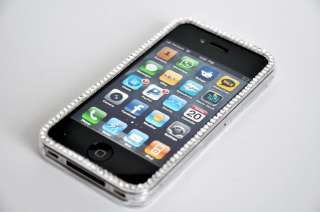 Swarovski Crystal Bling Apple iPhone 4 Case Verizon  