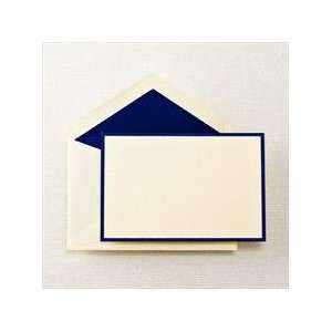  Regent Blue Hand Bordered Correspondence Cards: Office 