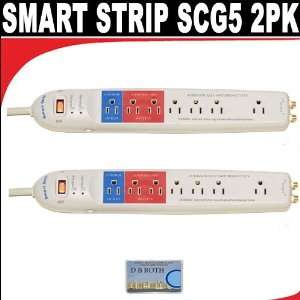 Smart Strip SCG5 Energy Saving Power Strip with Autoswitching 