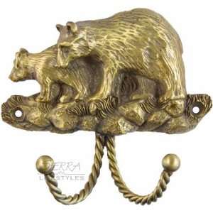   Lifestyles 681009 Antique Brass Decorative Hooks: Home Improvement