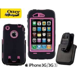 Otterbox Defender Series Case For iPhone 3 3GS Black Pink None Retial 