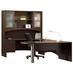  Mayline Office Furniture Peninsula U Shaped Desk with 