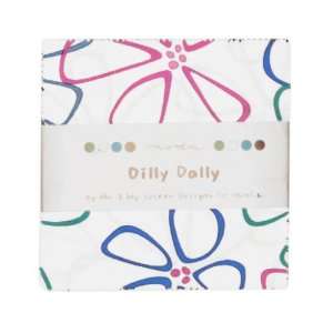  Moda Dilly Dally 5 Charm Pack By The Each Arts, Crafts 