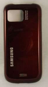 New Samsung Mythic A897 Maroon Back Cover Battery Door  