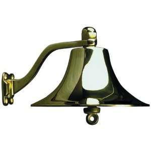Sea Dog 455000 BRASS 6IN BELL CAST POLISHED BRASS BELL:  