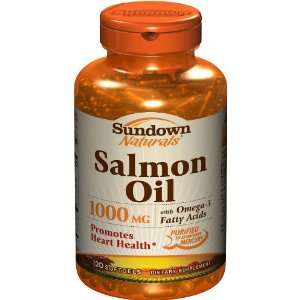 Sundown Salmon Oil Concentrate, 1000 Mg, 120 Softgels [Health and 