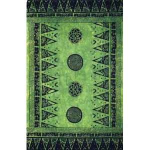  SARONG   CELTIC TRIANGLES GREEN 
