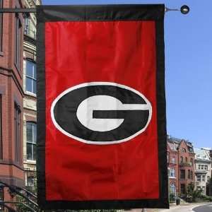  Georgia Bulldogs 28 x 44 Team Logo Applique Flag 