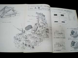 FREE SHIPPING! Model Kit Battleship YAMATO MUSASHI Japanese Book 