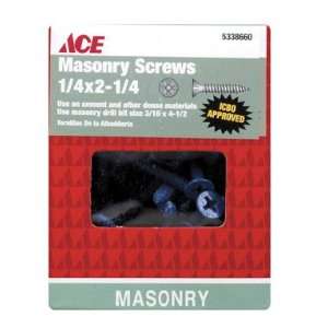  Bx/1lb x 2 Ace Masonry Screws (19109ACE)