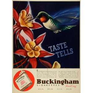   Pack Hummingbird Bird Flowers   Original Print Ad: Home & Kitchen