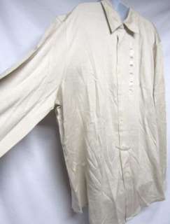 MICHAEL KORS Tan Herringbone Print Button Shirt Top NWT  