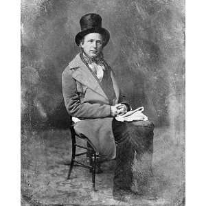  Portrait Horace Greeley New York Tribune 8x10 Silver 