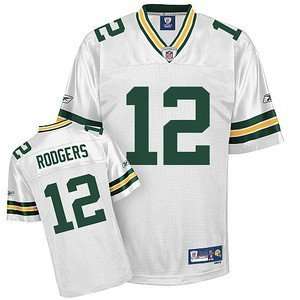 Aaron Rodgers Green Bay Packers Premier White Jersey:  