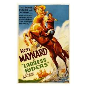  Lawless Riders, Ken Maynard, 1935 Premium Poster Print 