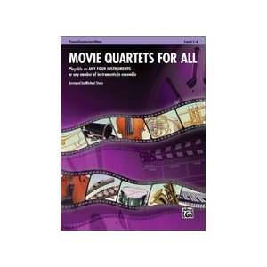  Alfred 00 33537 Movie Quartets for All Musical 
