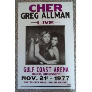  Cher and Greg Allman live in Biloxi Mississippi Nov. 21 