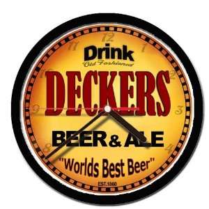  DECKERS beer ale cerveza wall clock 