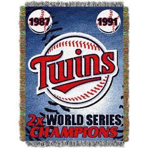 Minnesota Twins World Series Commemorative Woven MLB 