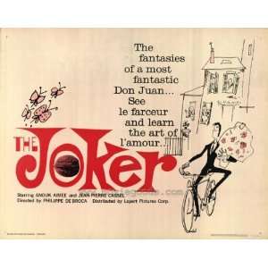 The Joker Poster Half Sheet 22x28 Anouk Aim?e Jean Pierre Cassel 