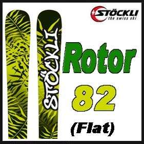 10 11 Stockli Rotor 82 Twin Tip Skis (Flat) 158cm NEW  