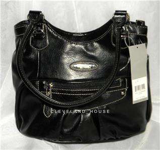 ROSETTI Glamourous CLASSIC BLACK Hobo Tote Bag Purse Satchel Hand bag 