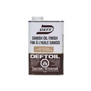  Deft 070 04 Deftoil 1 Quart Natural Danish Oil Finish 