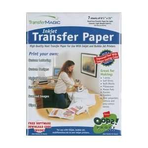 Transfer Magic Ink Jet Transfer Paper 8 1/2X11 7/Pkg FXINK 7X; 2 