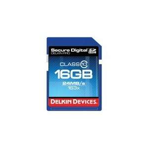  Delkin Devices 16GB Pro Class 10 SDHC Memory Card 