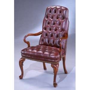   Leather Guest Chair by Leda   Classic Cherry (8209)