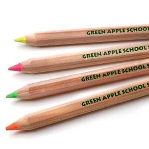  Plastic Free Jumbo Highlighter Pencils    set of 4 Office 