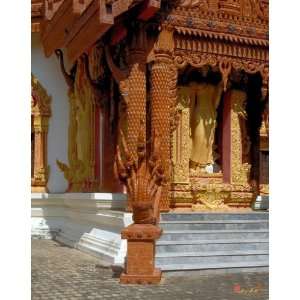 Wat Ban Tha Bo Ubosot Naga Balustrade 