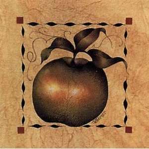  Barbara Palmer   Stenciled Apple I Canvas