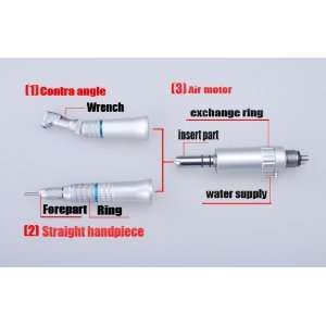  Low Speed Dental Handpiece with Contra Angle Nose: Health 