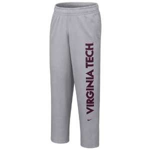  Nike Virginia Tech Hokies Ash Student Body Fleece Pants 