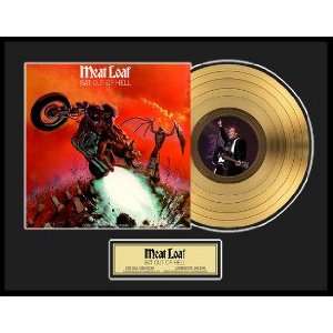  Meat Loaf Bat Out Of Hell framed gold record Everything 
