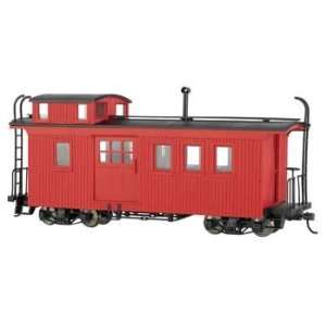  Bachman   Spec Wood Side Door Caboose Unlettered Red ON30 