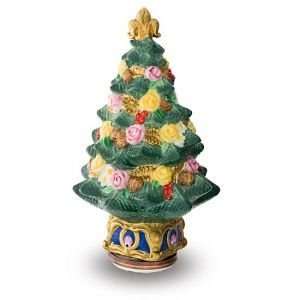  Versailles Christmas Tree Bonbonni??¨re Enamel Box 