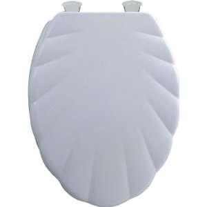Bemis 122EC 000 White Easy Clean Elongated Closed Front Toilet Seat 
