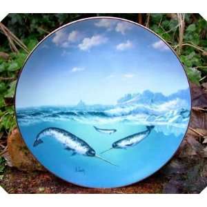  A Casey Unicorn of the Sea Save the Whales Plate