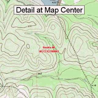  USGS Topographic Quadrangle Map   Rosita NE, Texas (Folded 